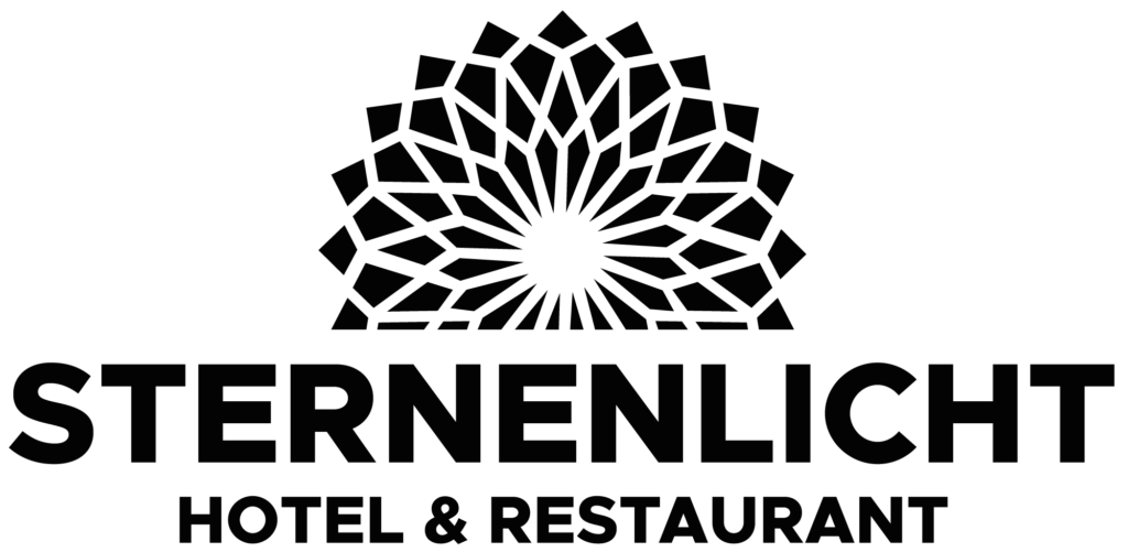 Das Logo vom Hotel Sternenlicht in schwarz